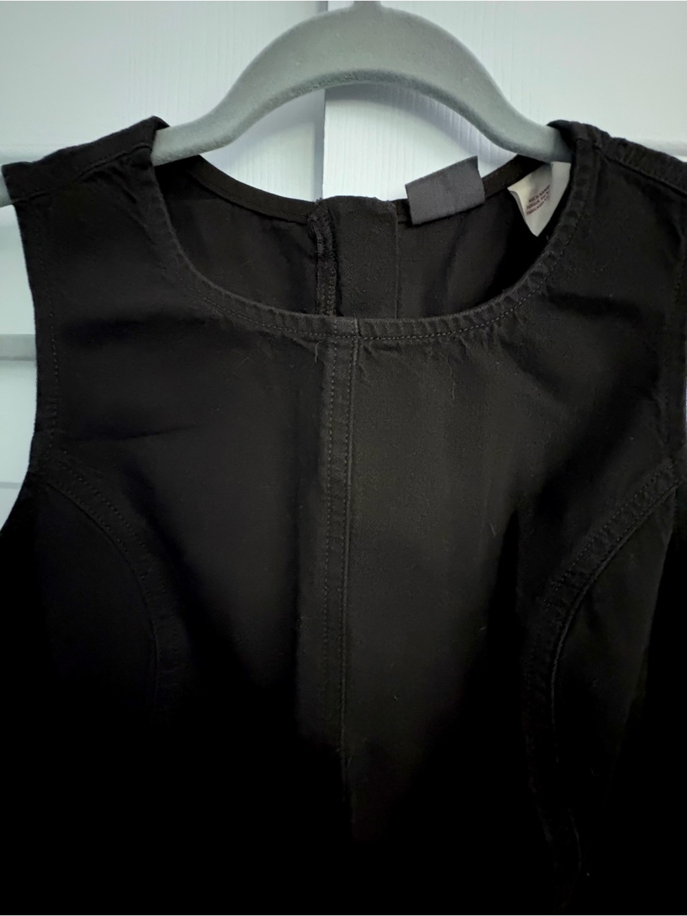Levi's Black Denim Sleeveless Scoop Neck Tank sz M